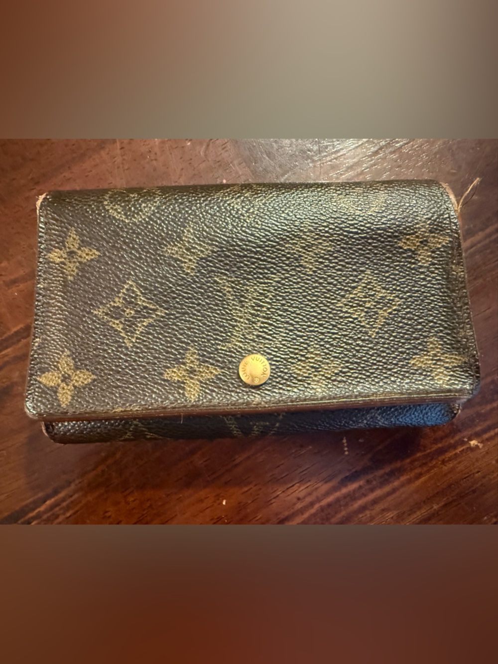 Vintage Louis Vuitton Monogram Porte Monnaie Tresor Bi-Fold Wallet